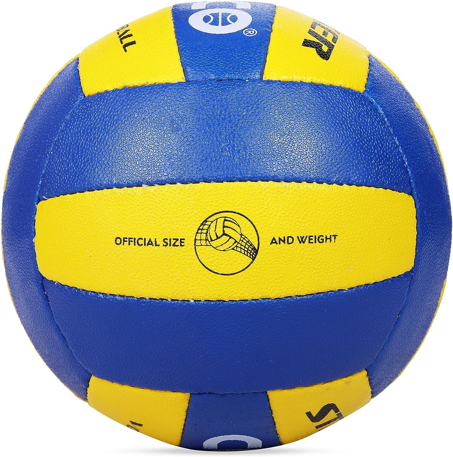 Cosco Striker Volleyball, Size 4, Yellow/Blue image number 3