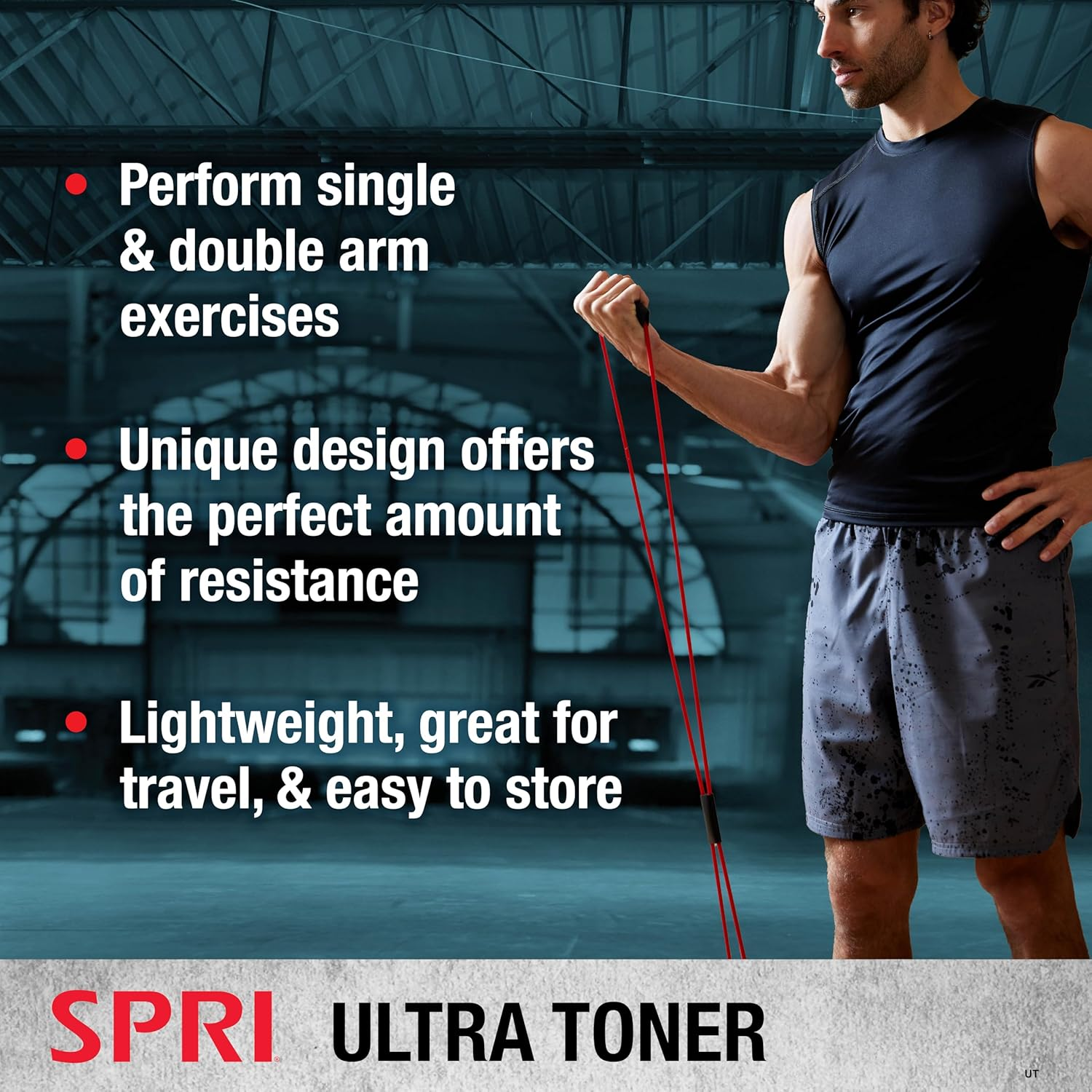 SPRI Ultra Toner Resistance Band Figure 8 Exercise Cord (All Bands Sold Separately) image number 6