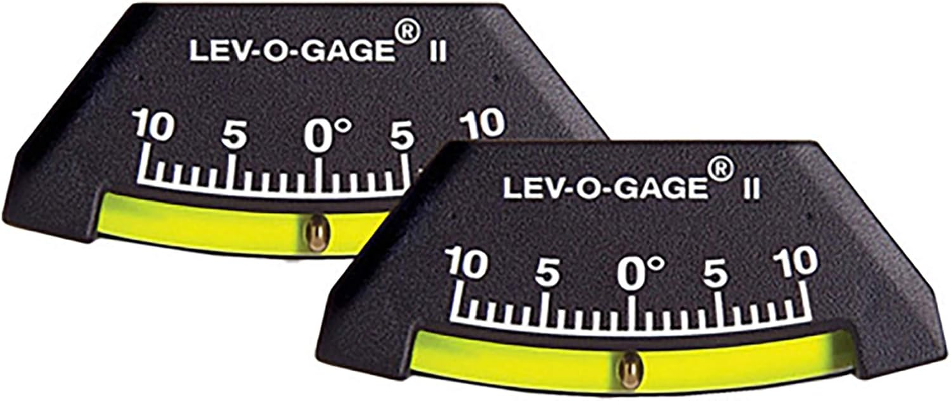 Sun Company Lev-O-Gage II - RV Levels (2-Pack) - Made in USA | Leveling System for RV, Camper, or Pop up Trailer | High Visibility Ball Level (No Bubble) image number 3