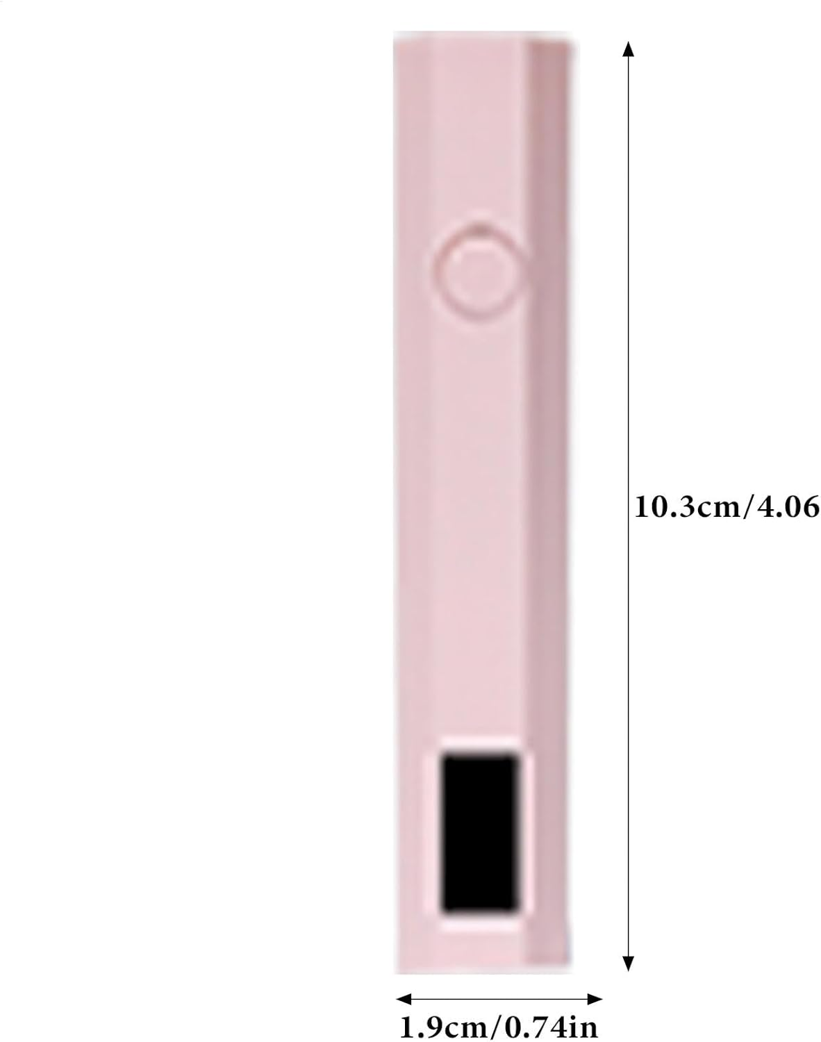 Euyehn Hand Held UV Light for Nails | Rechargeable Small LED Display Pen for Nails | 2 Timers Handheld Glue Dryer, Professional Cordless Lamp for Women - Blue image number 4