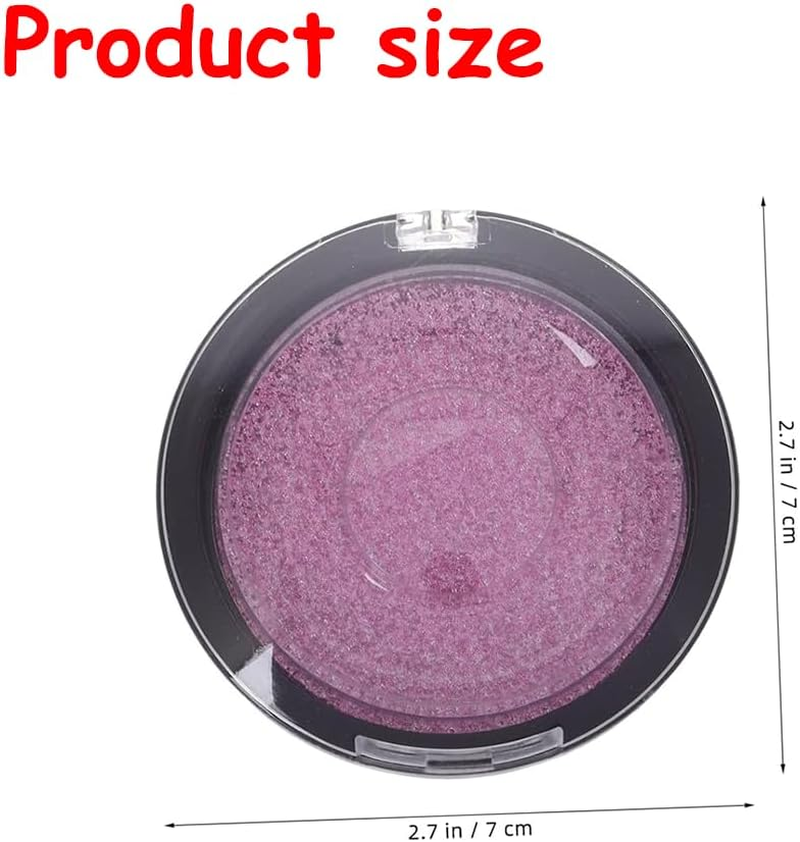 5Pcs Pink Plastic Glitter Clear False Eyelash Storage Cases for Women image number 5