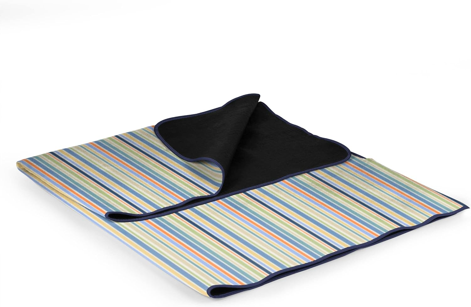 Picnic TIME Disney Disney Mary Poppins Blanket Tote Outdoor Picnic Blanket, Beach Blanket, Camping Blanket, (Sky Blue with Multi Stripe Pattern) - Disney Lilo  Stitch Scrump - Navy Blue With Black Flap image number 5