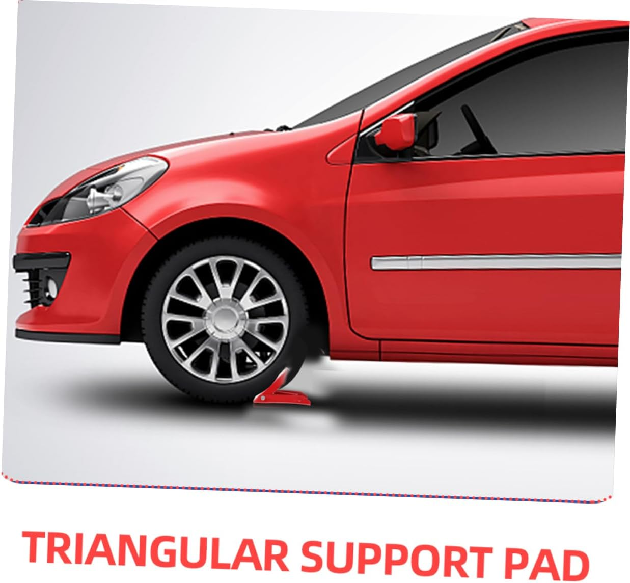 Iplusmile 2Pcs Slip Wheel Chocks Car Wheel Stoppers Heavy Duty Stabilizer Pad for Travel Trailers