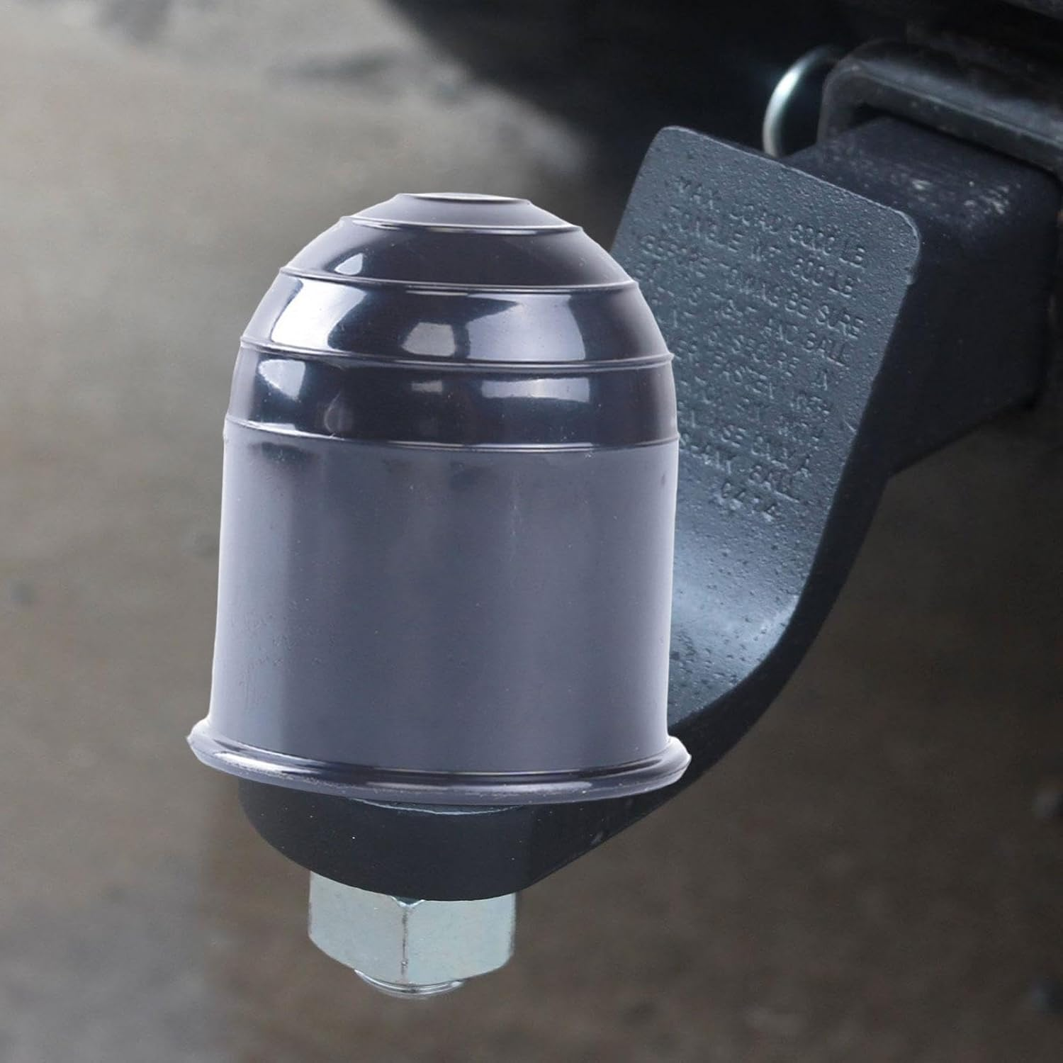 Auto Tow Bar Ball Cover - Trailer Towball Protector Tow Bar Ball Cover | 50Mm Tow Bar Caps | Trailer Hitch Ball Cover, Hitch Caravans Towball Protector Auto Tow Bar Ball Cover Cap for Car image number 3