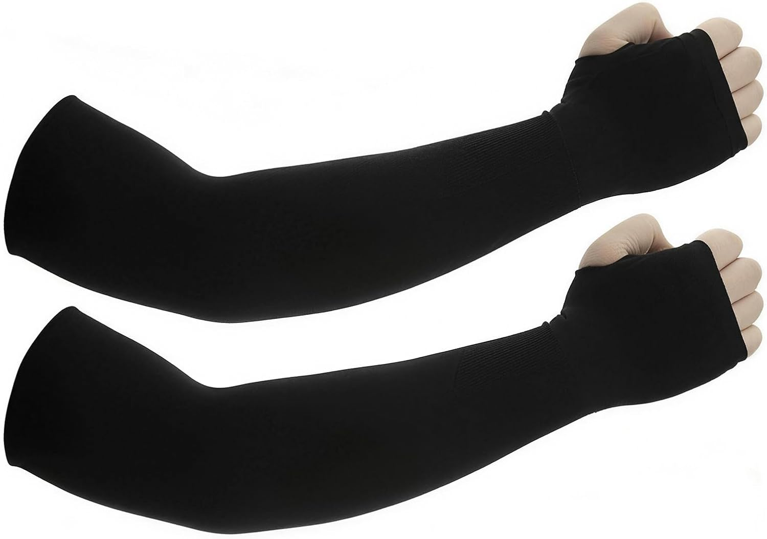 Sun Protection Arm Sleeves with Thumb Holes for Men Women,Cooling Compression UV Arm Cover,Outdoor Sports Sleeve Arm