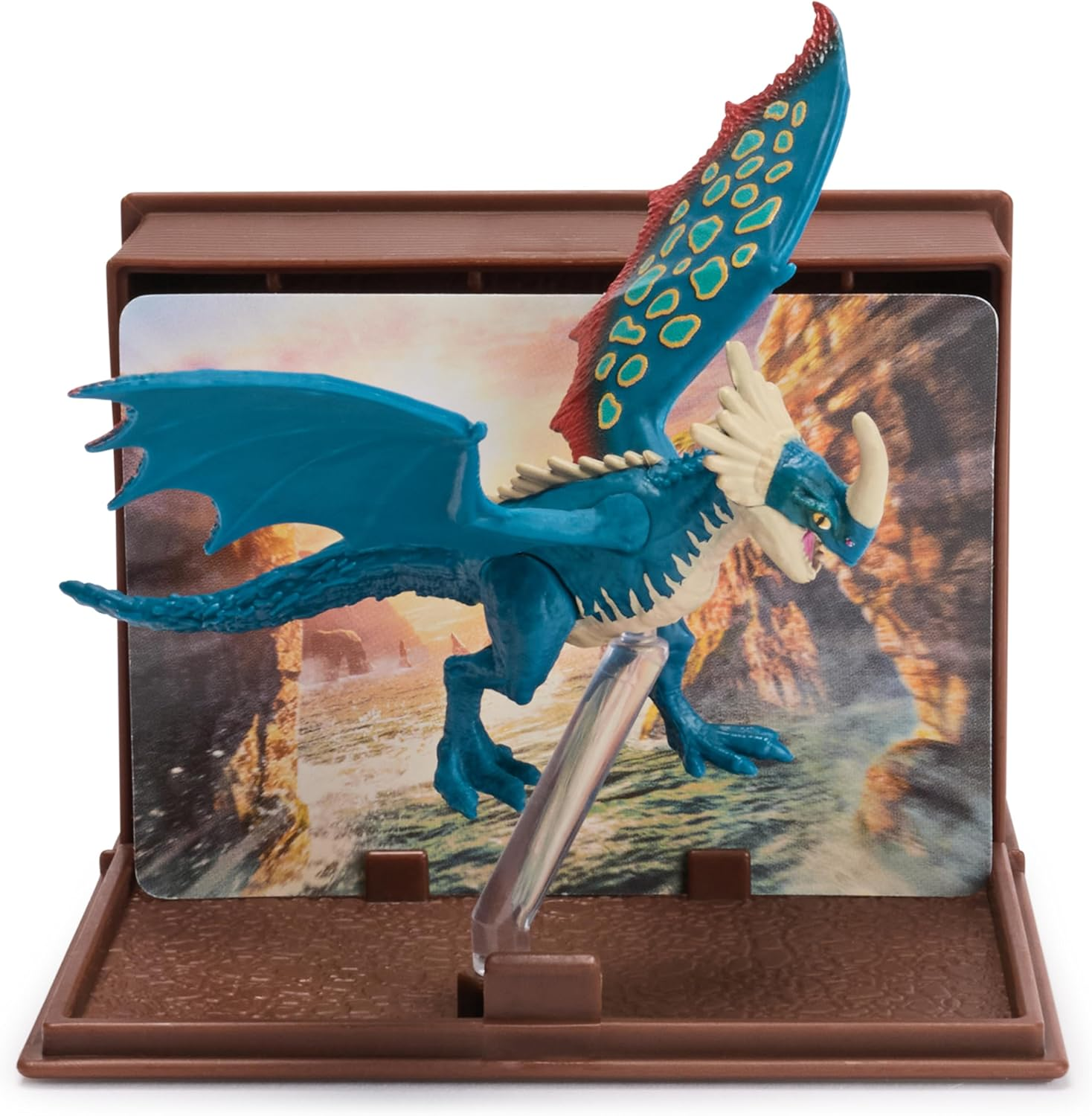 Dreamworks Dragons, How to Train Your Dragon, World of Berk: Book of Dragons, Collectible Dragon & Card with Display Stand for Ages 4 and up (Styles May Vary) image number 2