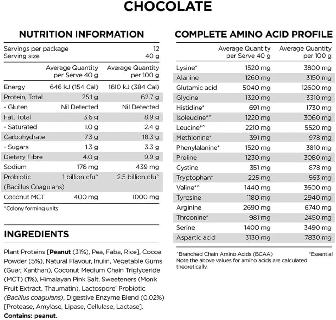 Pranaon Peanut Protein 500Gm Chocolate