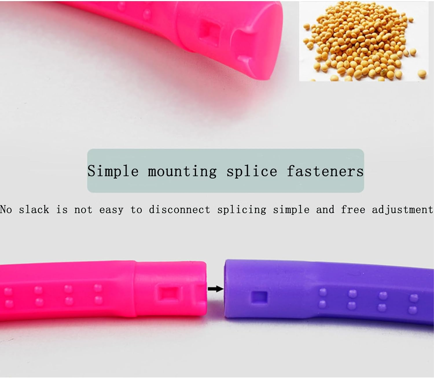 8 Knots Exercise Hoops Set for Kids,Adjustable Detachable Fitness Toys for Gymnastics,Dance, Games and Pet Training-27.5Inches,Suitable for Fitness,Bodybuilding,Weight Loss image number 1