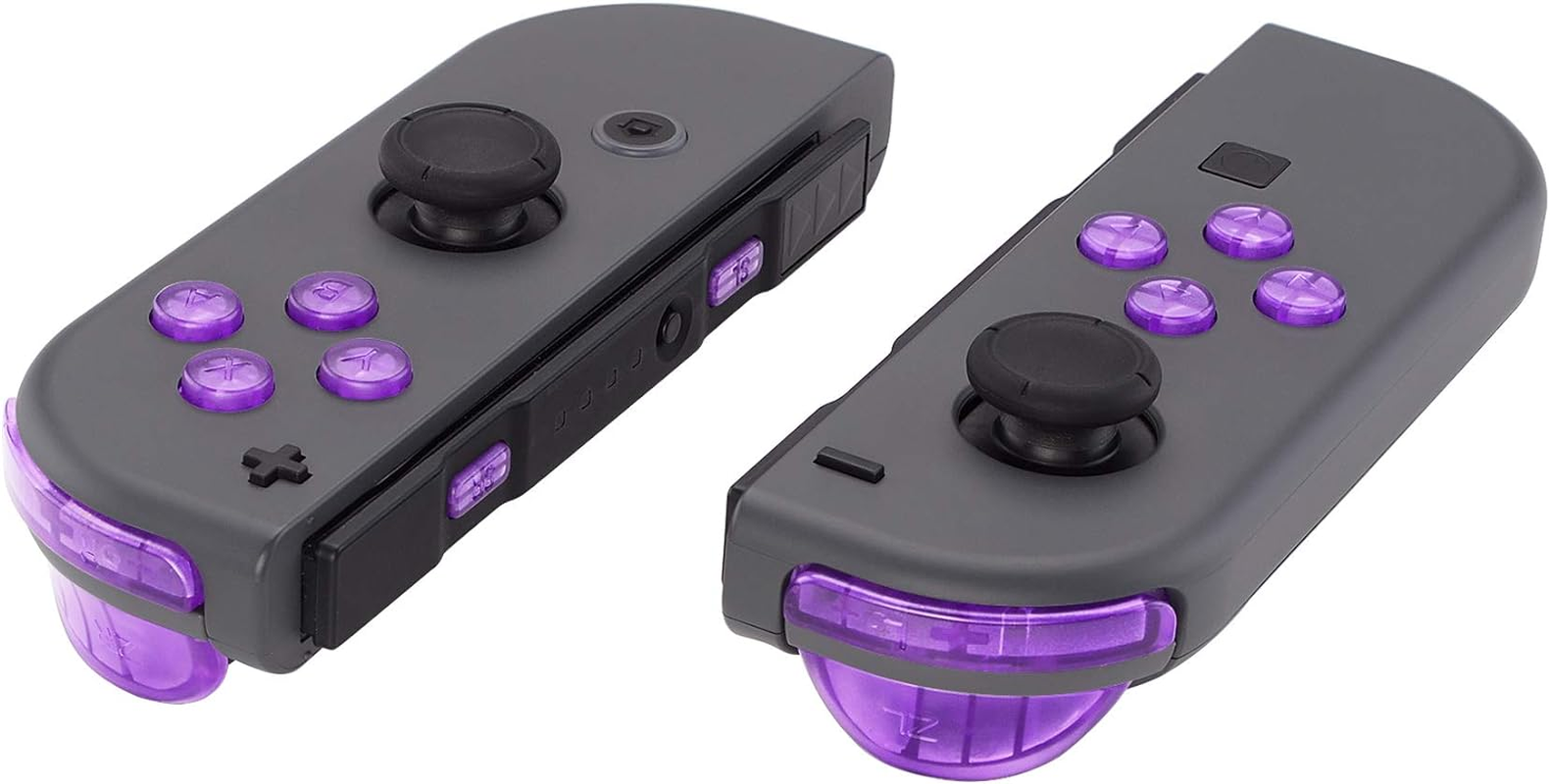 Extremerate Emerald Green Replacement ABXY Direction Keys SR SL L R ZR ZL Trigger Buttons Springs, Full Set Buttons with Tools for Nintendo Switch & Switch OLED Joy-Con - Joycon Shell NOT Included