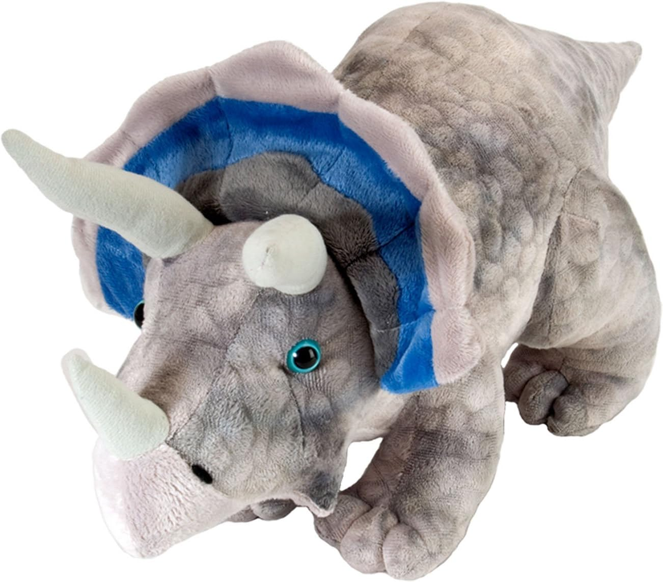 Wild Republic Triceratops Plush, Dinosaur Stuffed Animal, Plush Toy, Gifts for Kids, Dinosauria 10 Inches