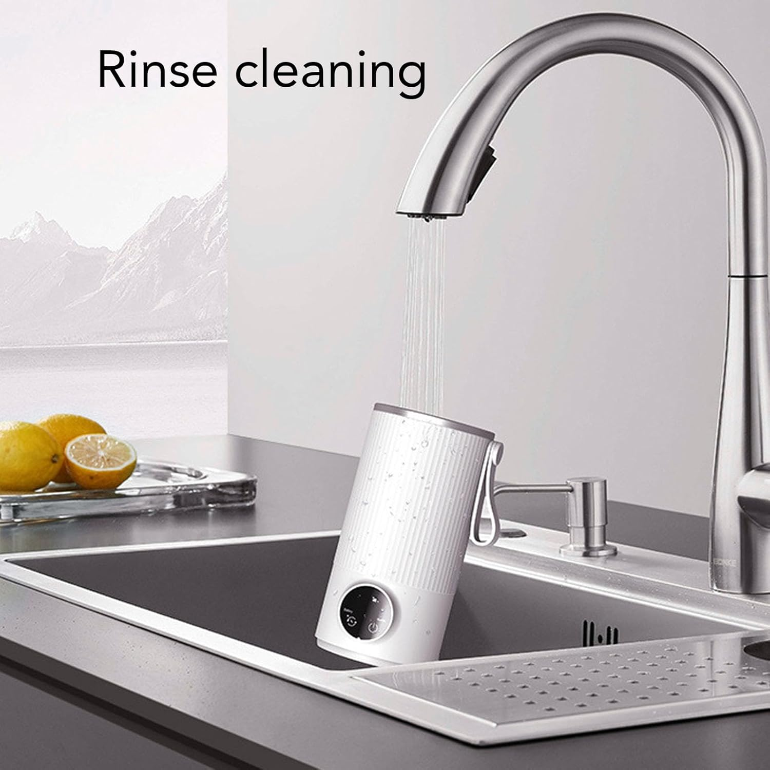 Cordless Portable Milk Warmer Mixer, Electric Milk Frother, Fast Heating, Automatic Shutdown, Built in Rotating Stirrer, for Coffee Milk, 400ML, Keep Warm image number 2