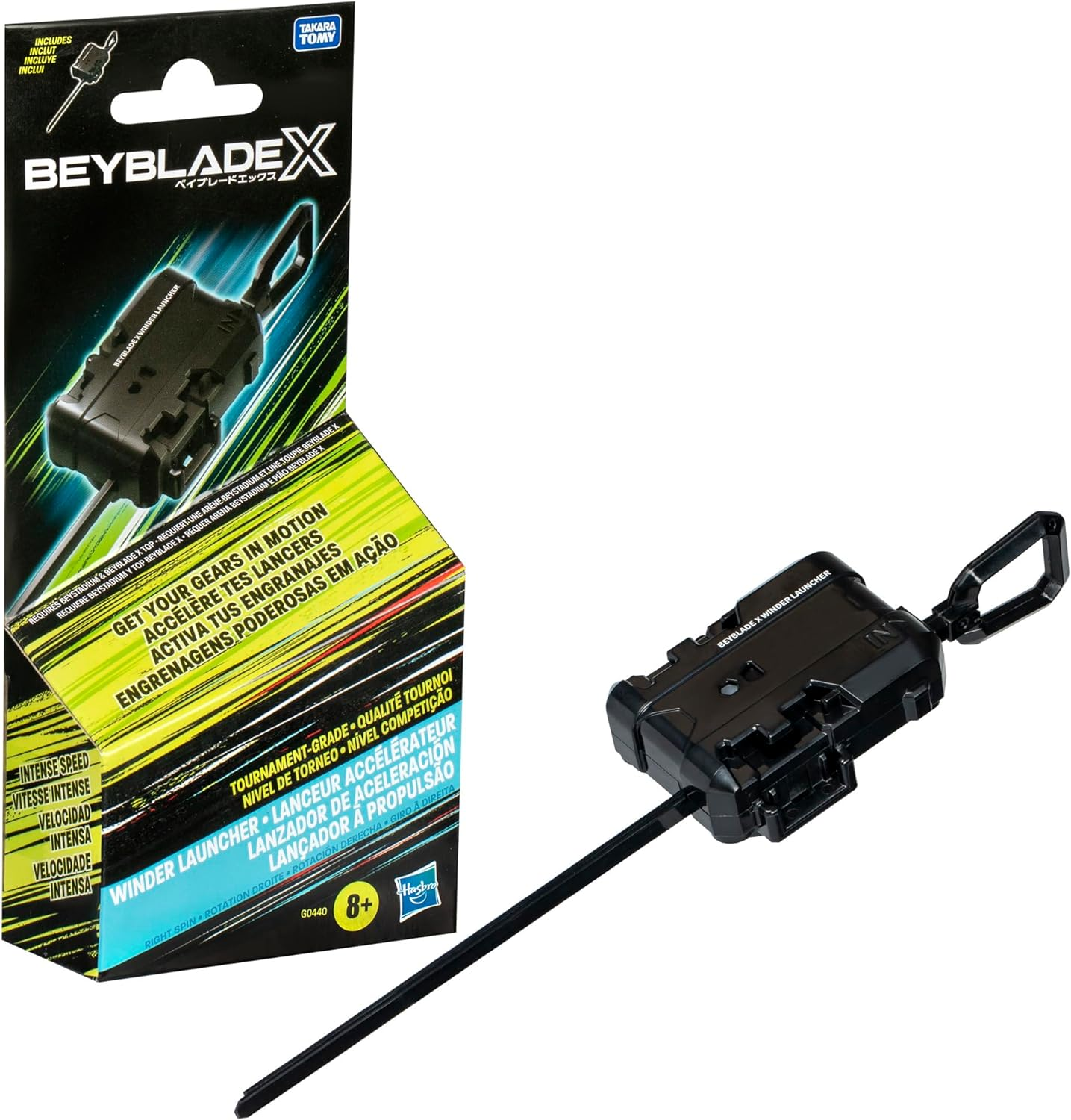 Beyblade X Official Winder Launcher for Use with Beyblade X Spinning Top Toys and Beystadium (Sold Separately); for 8 Year Old Boys and Girls image number 2