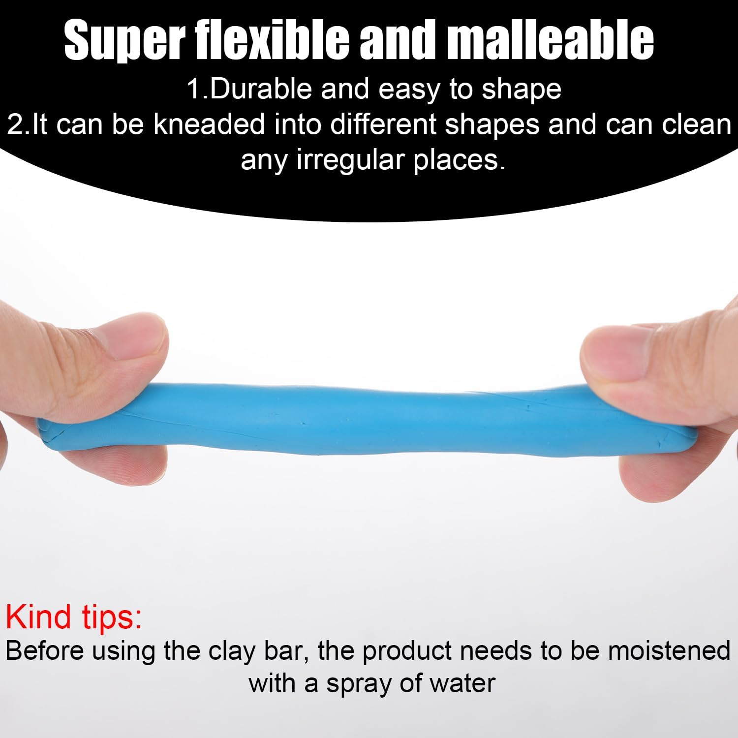 10Pcs Detailing Clay Bar, Blue Vehicle Clay Bar Auto Detailing Clay Magic Clay Bars Kit Auto Wash Bar with Washing and Adsorption Capacity for Glass Cleaning Car Detailing Clean Car Wash image number 2