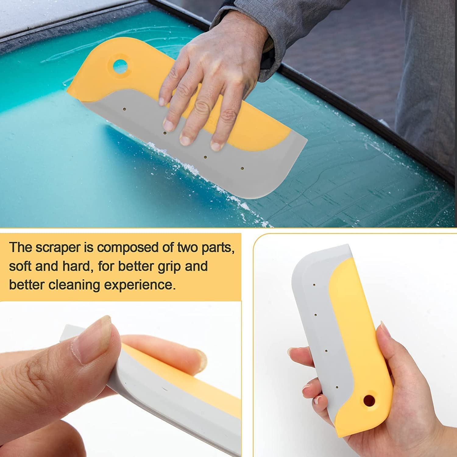 Bird Shape Glass Wiper Window Scraper, 2Pcs Small Glass Wipers Sink Squeegee, Bird Shape Glass Wiper Window Scraper, Small Glass Wipers Sink Squeegee image number 5