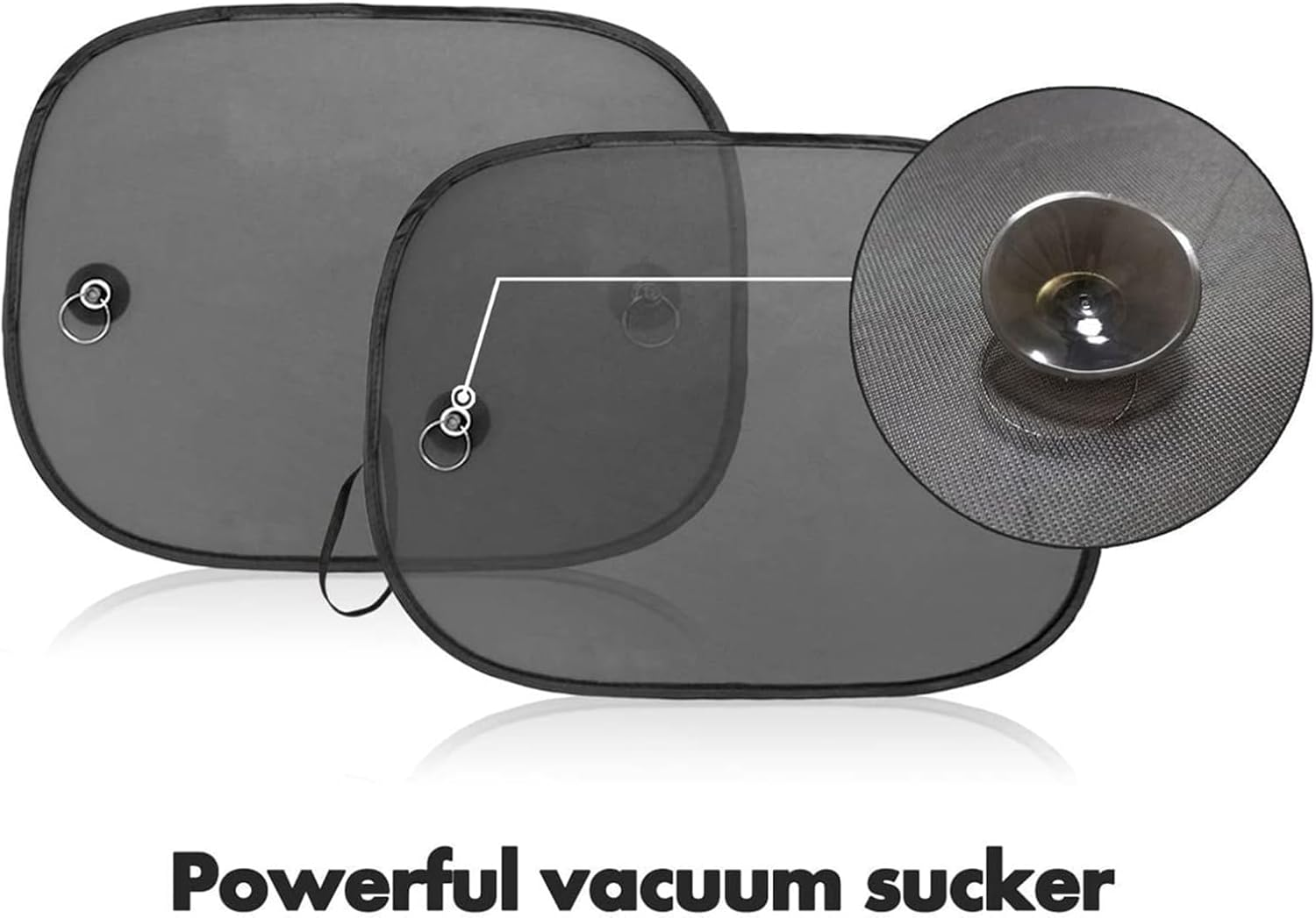 2PCS Car Window Shades for Baby, Car Sun Shade for Baby, Breathable Car Window Shade Screen, Sun Shades for Car Windows UV Protection for Kids and Infants image number 1