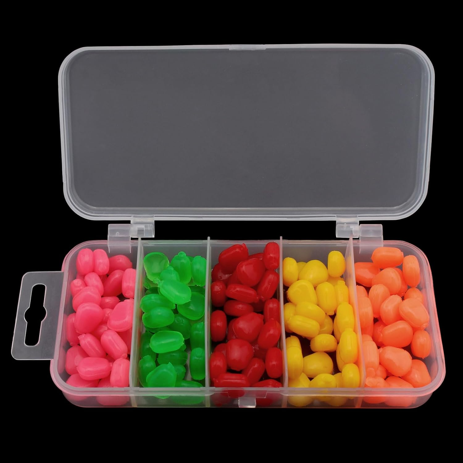 Origlam 125Pcs Simulation Fake Soft Baits Corn Carp Bait, 5 Colors Artificial Fake Corn Fishing Lure Carp Lures Baits image number 4