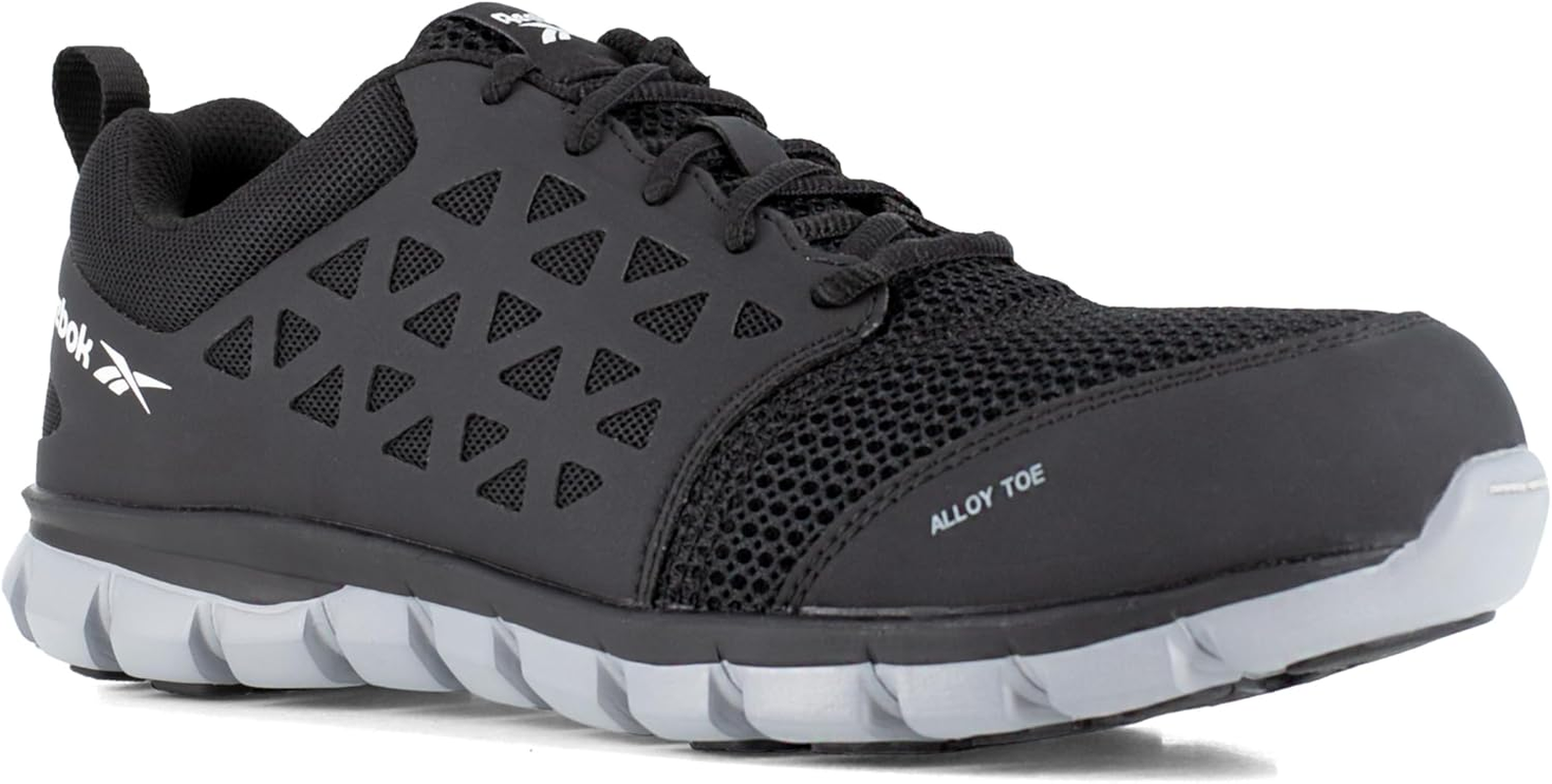 Reebok Men'S Sublite Cushion Safety Toe Athletic Work Shoe Industrial & Construction, Black, 13 image number 4