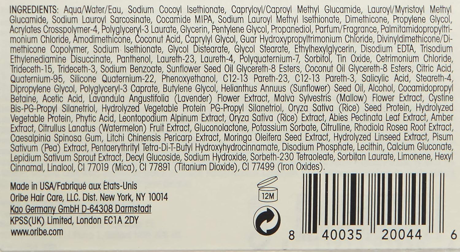 Oribe Silverati Shampoo 8.5Oz (250Ml)