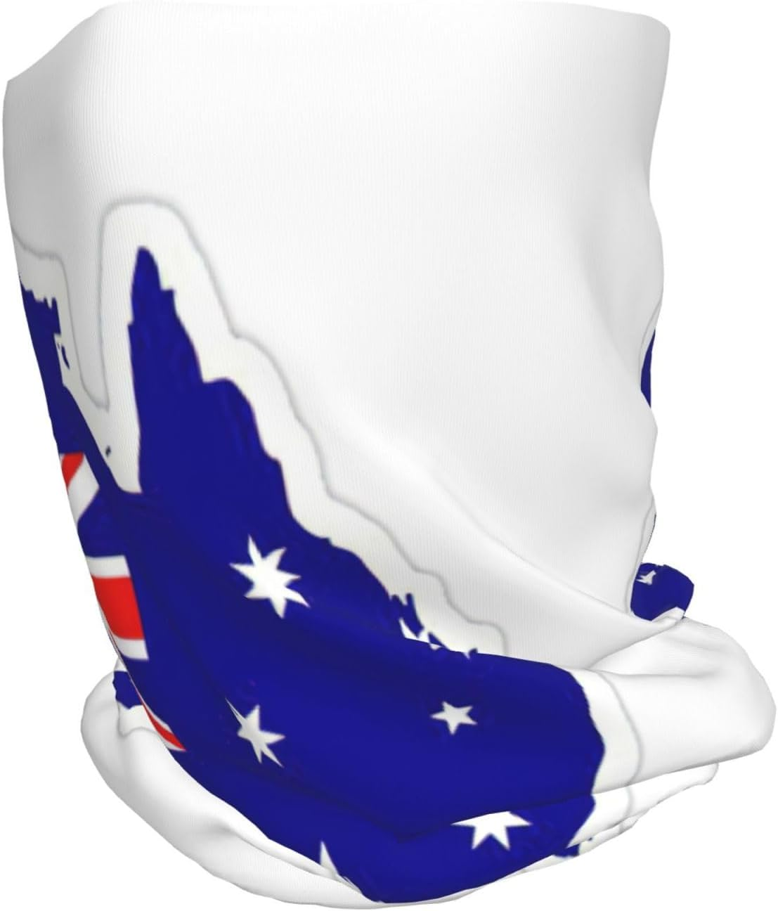 Edwal Australian Flag Map Print Slouchy Beanie Hat, Multifunction Beanie Hat Lightweight Beanie Sleep Hats for Women Men image number 1