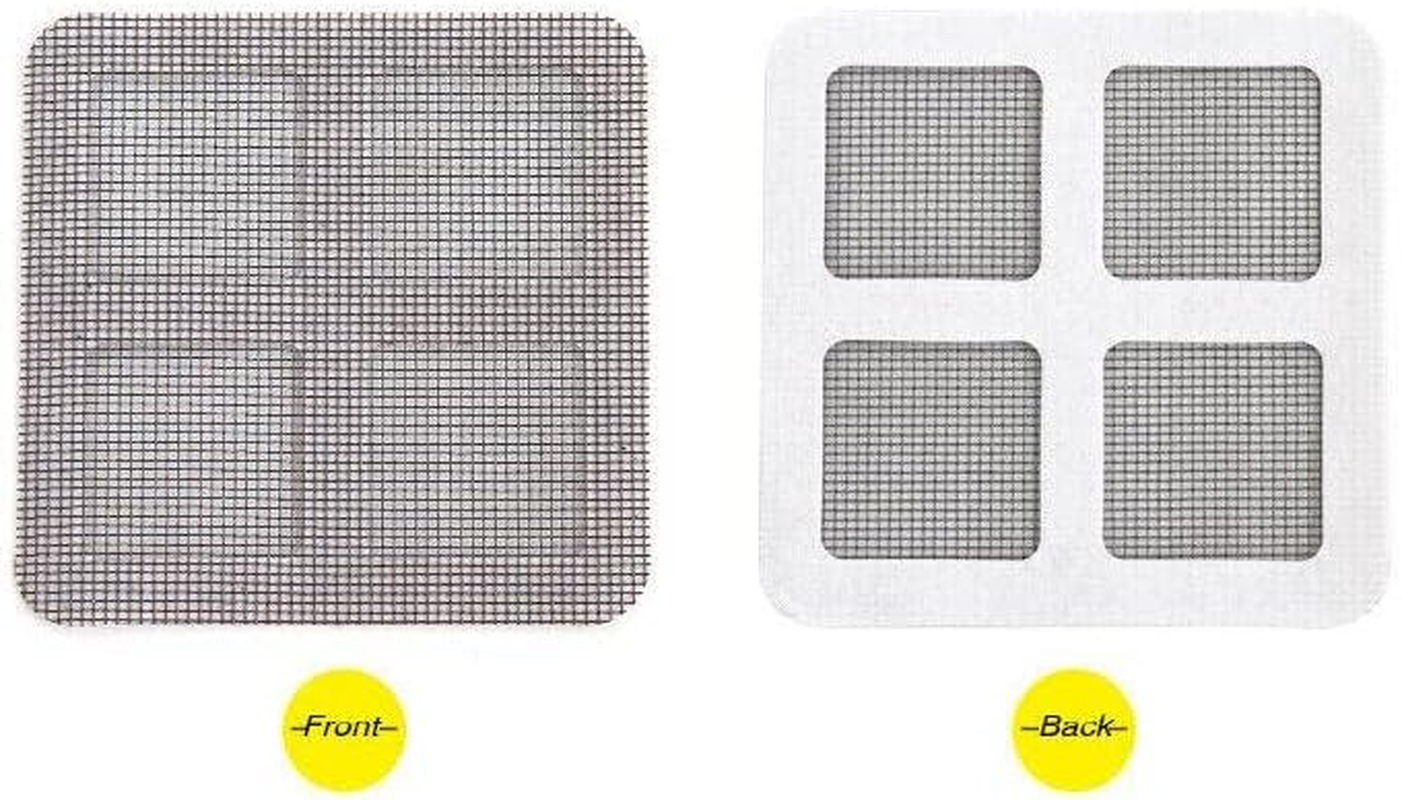AIMALL 12PCS Fly Screen Net Repair Tape Patch Adhesive Door Curtain for Mending Holes Set - Durable Polyester Door & Window Net Patch Kit for Mending Tears & Holes image number 5