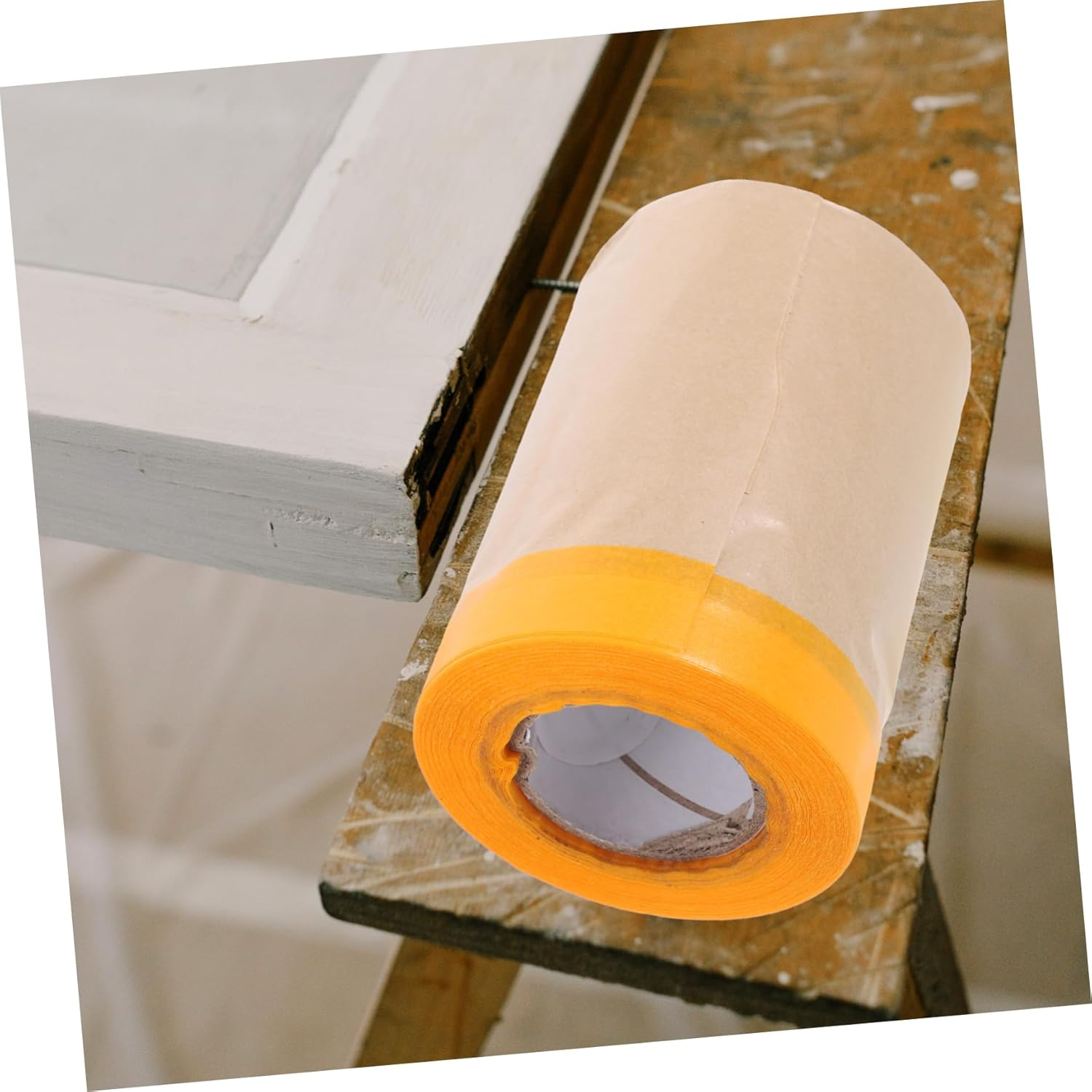 2Rolls Kraft Paper Furniture Protector Floor Protector Pads for DIY Automotive Painting Masking Covering Paper image number 3