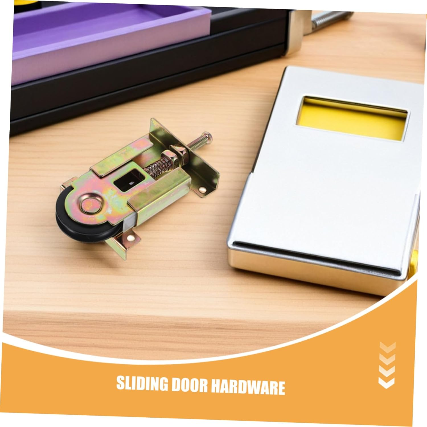 SHINEOFI 4Pcs Sliding Door Pulley Wheel Closet Hardware Replacement Concave Ball Bearing Roller Wheels for Wardrobe Sliding Screen Doors image number 5