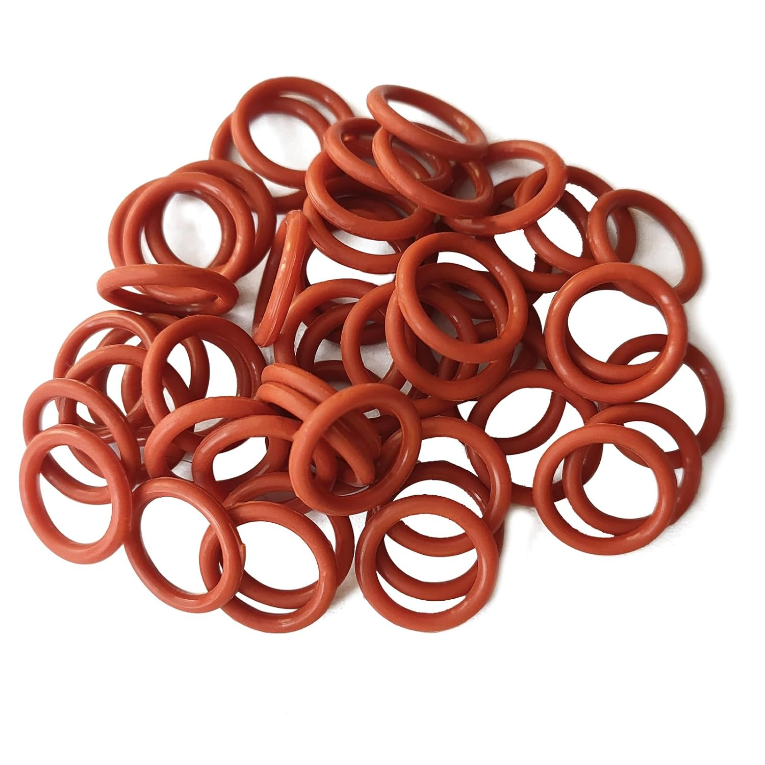 50 Pack Oil Drain Plug O-Ring #11105, Motorcycle Drain Plug O-Rings Replacement, Nitrile Rubber O Ring Gasket Ring Compatible with Harley Davidson(Black)