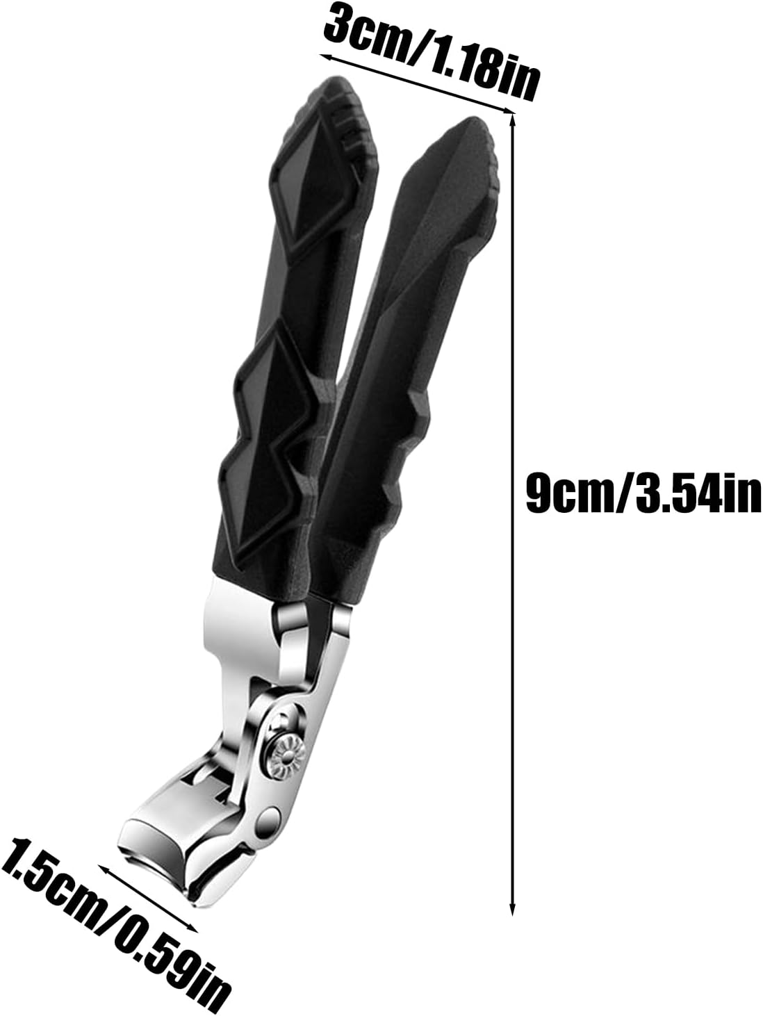 Furtryvl Nail Clippers,Elbow Design Nail Clippers - Trimmer Stainless Steel Angled Scissors for Precision Cutting Travel Home Kids Adult Men Women Seniors image number 6