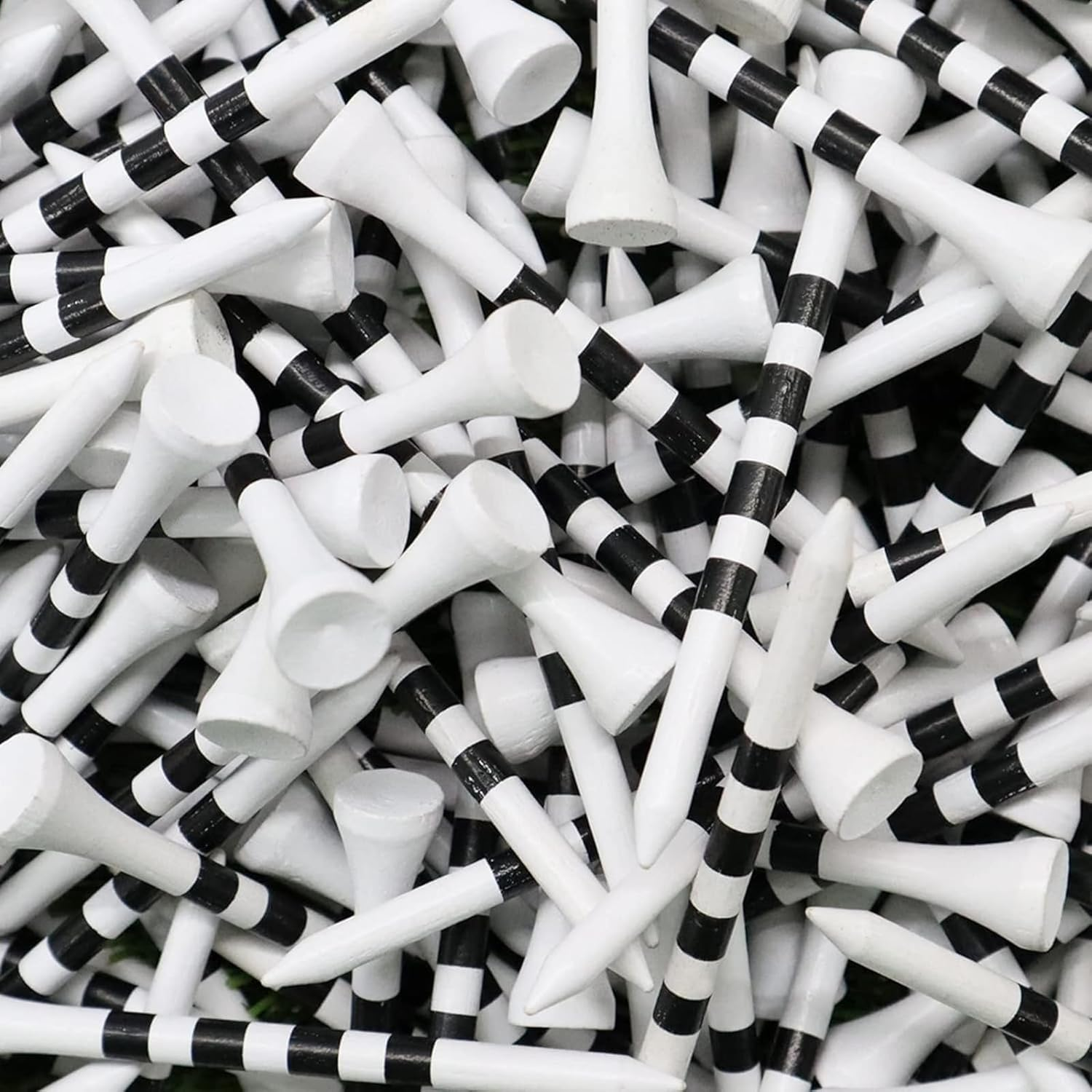 GAIVEK 100 Pcs Natural Wood/Bamboo Golf Tees 70Mm, Durable Biodegradable Reduce Friction & Side Spin, More Durable and Stable Golf Tees image number 3