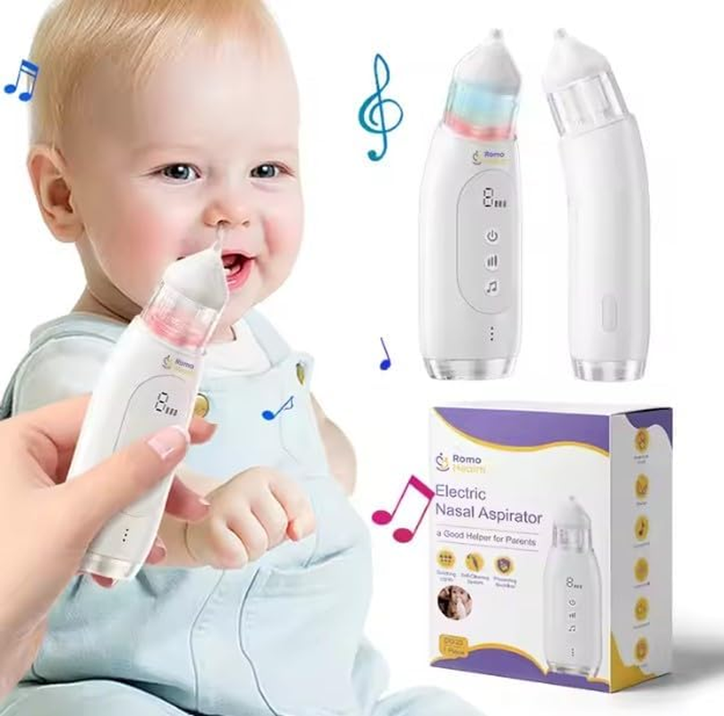 Electric Nasal Aspirator for Infants and Toddlers, Nose Cleaner, Mucous/Snot/Booger Sucker image number 6