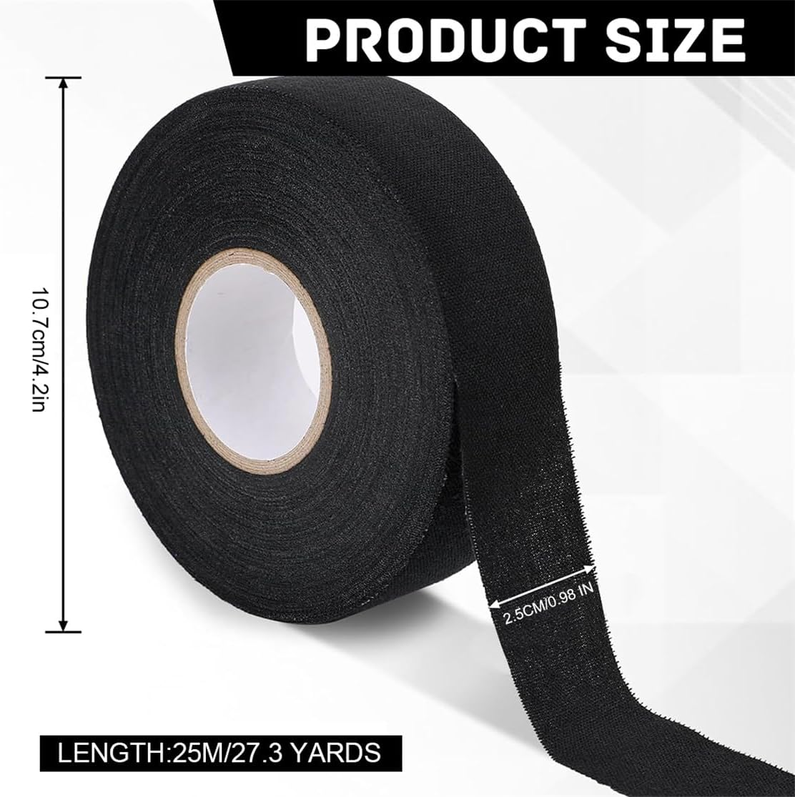 Hockey Tape Multipurpose Cloth Tape Roll Hockey Stick Tape for Ice Roller Baseball Bat Sports 27.3 Yards X 0.98 Inch image number 5