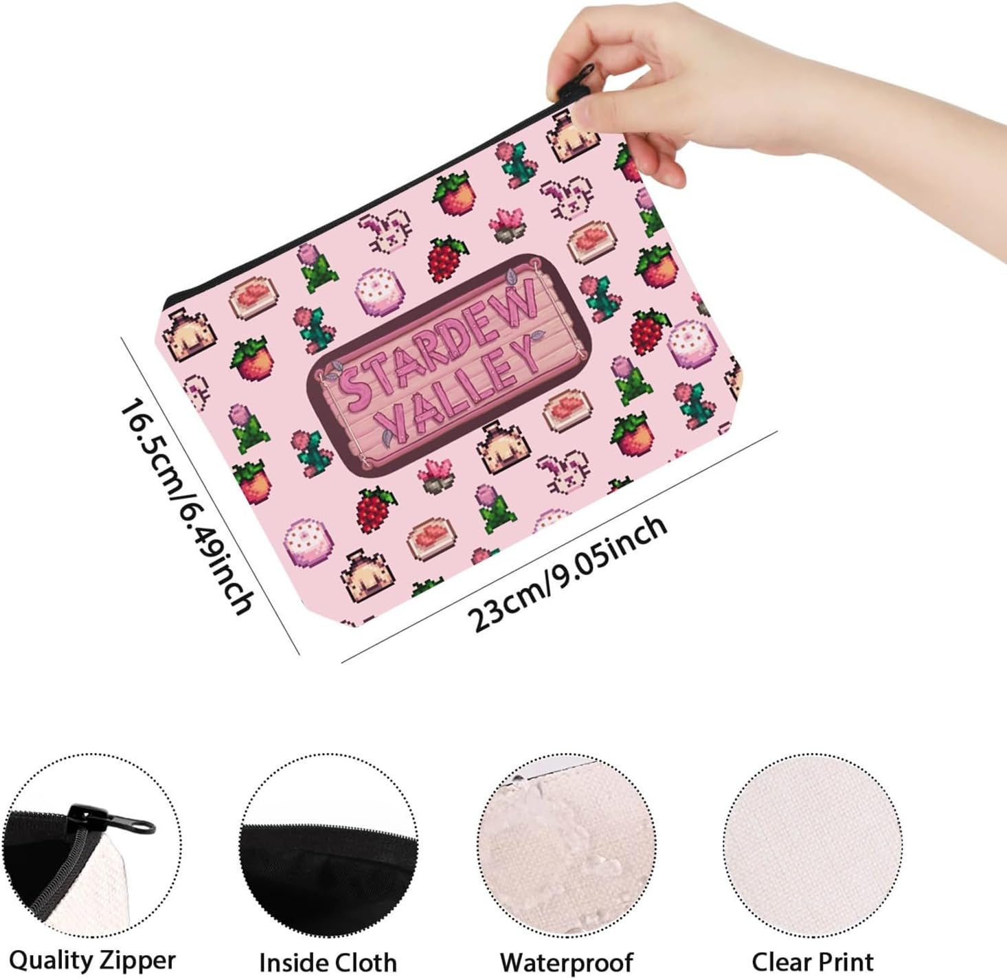 Trendy Gaming Gift Video Game Gift Stardew Gift for Gamers Gaming Gift for Women Sister, Valley Bag Uk, BAG image number 5