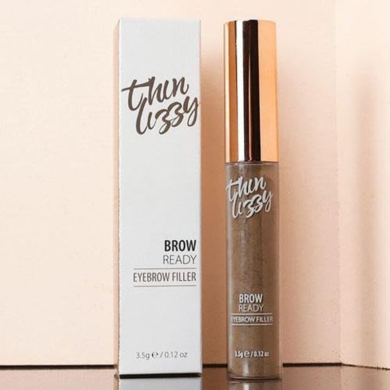 Thin Lizzy Brow Ready Eyebrow Fillers - for Instant Fuller, Thicker Natural Looking Brows (Dark Brown)