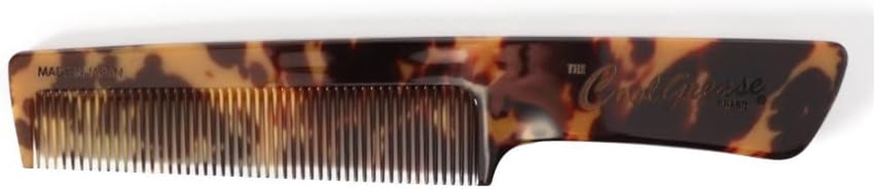 Sakamoto Koseido Fine Cool Grease Comb Tortoise Shell Pattern Large