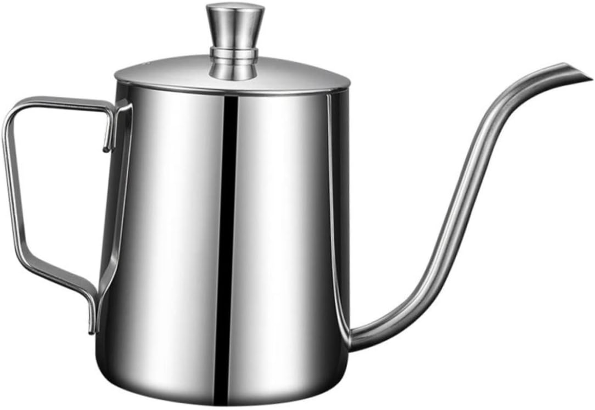 SHINEOFI Stainless Steel Coffee Pot Mini Handle Teakettle Practical Kettle for Home Use for Making Espresso Mini Coffee Pot for Daily Use image number 3
