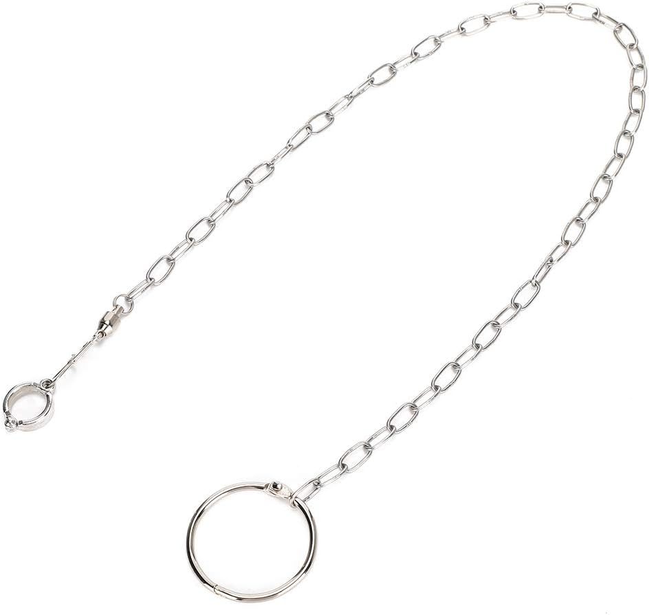 Mrisata Conure Harness Anklet 54Cm Stainless Steel Split Anklet for Large Pets Training Anklet for Birds Parrot image number 5