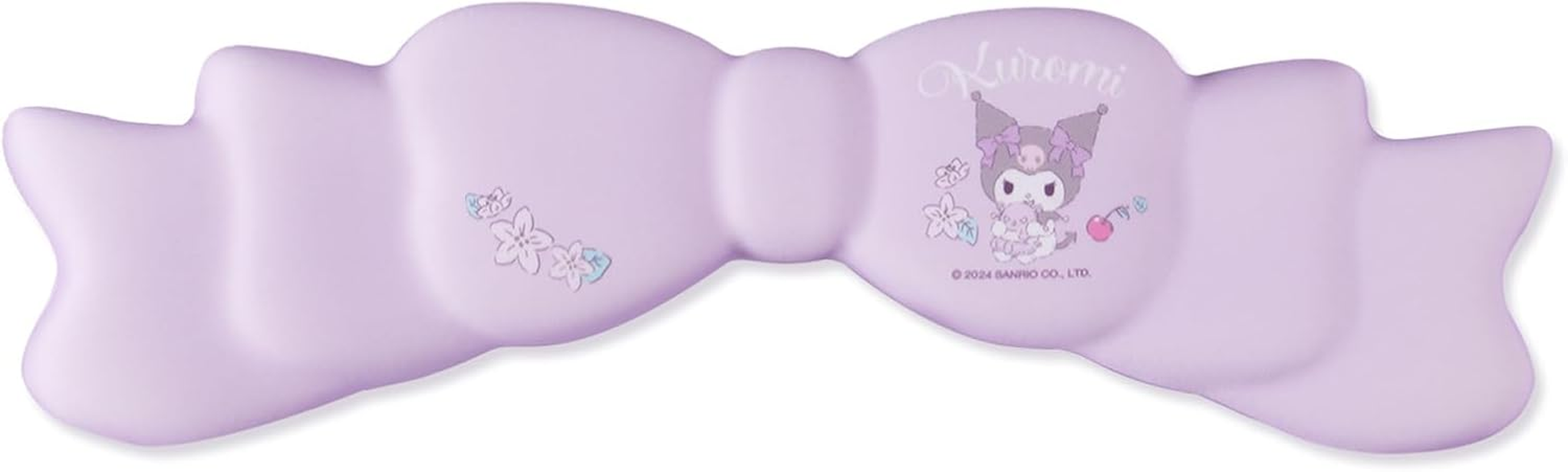 Memory Foam Bowknot Wrist Rest,Non-Slip Rubber Base Keyboard Wrist Rest for Gaming,Or Home Office Work (Purple) image number 3