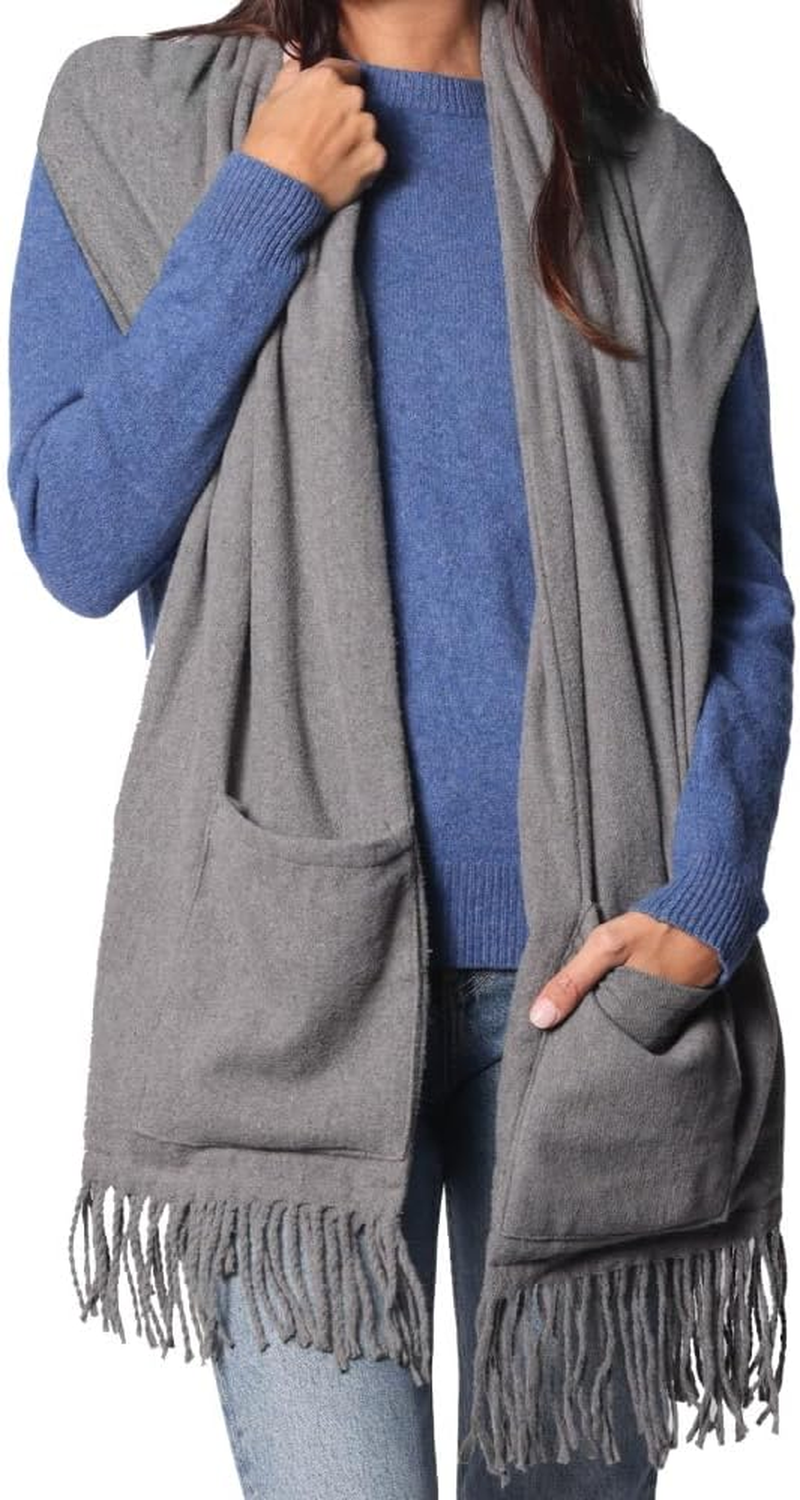 Sash & Bloom Heated Scarf Grey &ndash; Super-Soft and Stylish Portable, with Pockets, 3 Settings, Heats up to 55 Degrees, Auto-Off, for Sport Games, Camping, Hiking, Walking, Office, Home image number 3