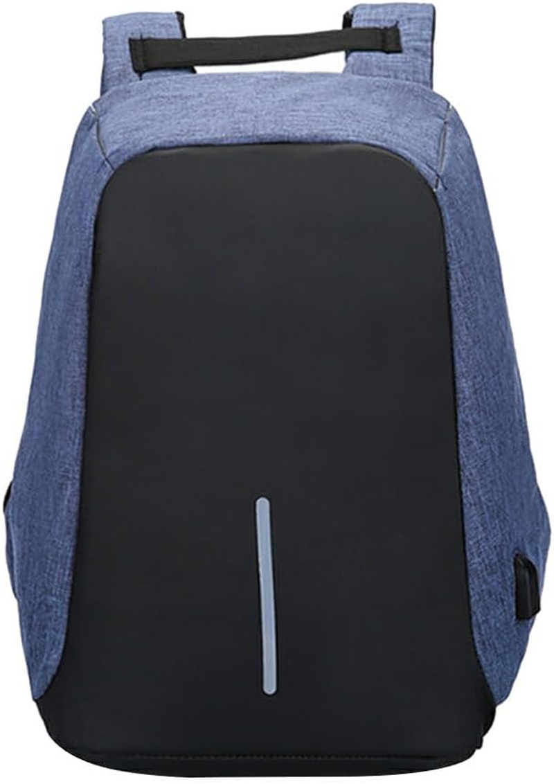 Charging Hole Anti-Theft Backpack Professional Simple Style Men Laptop Backpacks with Hiding Zipper Laptops Carrier Bags image number 1