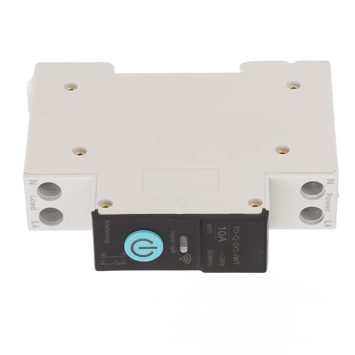 Din Rail Circuit Breaker, Smart Wifi Switch Mobile Phone Remote Control Circuit Breaker with 3 Timing Modes, Miniature Circuit Breaker Din Rail Mount for Household Appliances (10A)