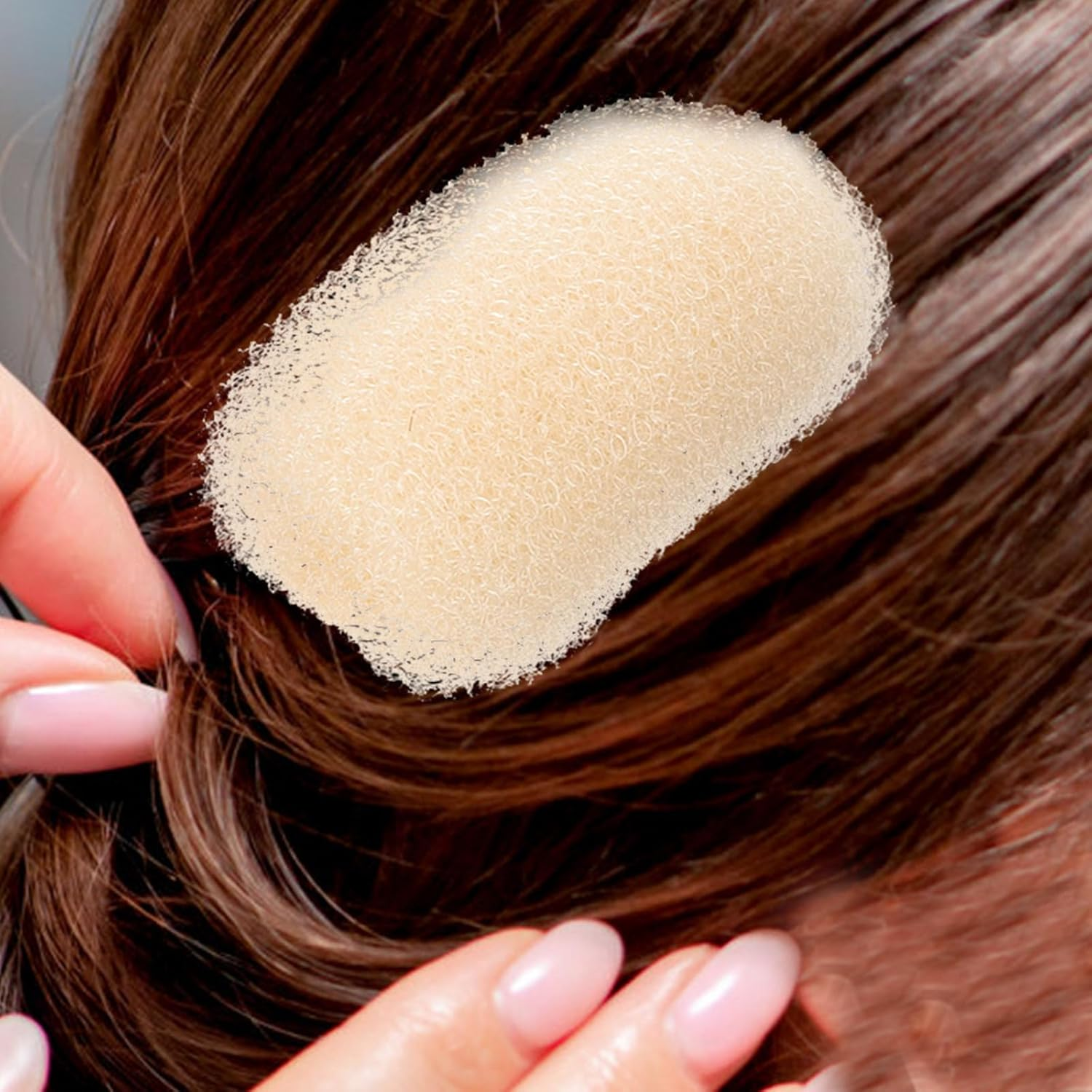 Minkissy Bump It Hair Clips Volume Clip Sponge Hair Base for Natural Hair Volume Styling Accessories for Women Hairstyles Pack of 6 image number 4