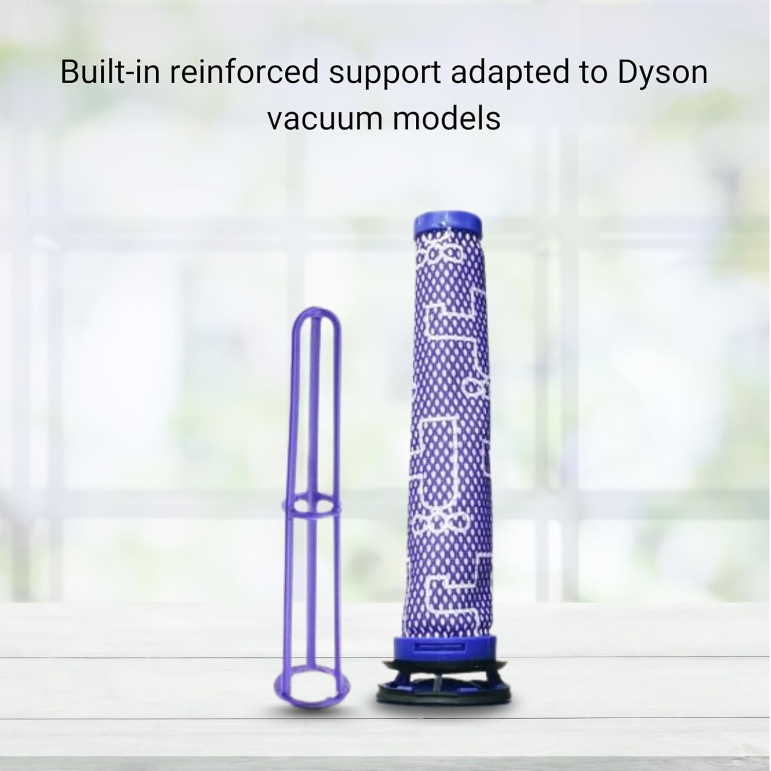 Hygieia Pre Motor Cone Filter for Dyson V6 V7 V8 DC58 DC59 DC61, DC62 Stickvac Vacuum Cleaners, Replacement for Dyson V6 Filter, Washable Filter for Dyson Handheld and Stick Cordless Models image number 4