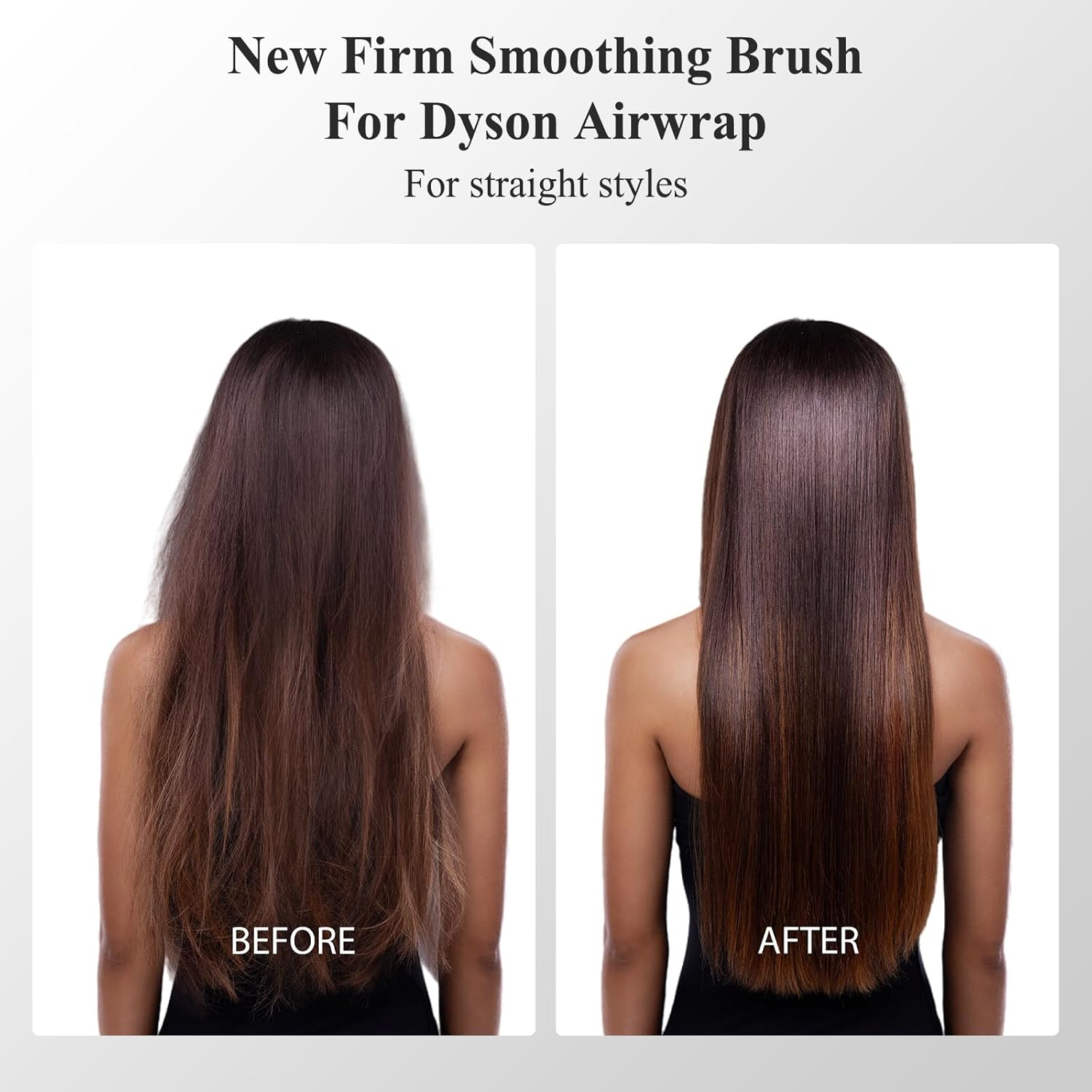 PUREGUST New Firm Smoothing Brush Compatible with Dyson Airwrap Attachment Accessories, for Frizz Hair to Make Smooth and Straight Style, Part No.971892-08
