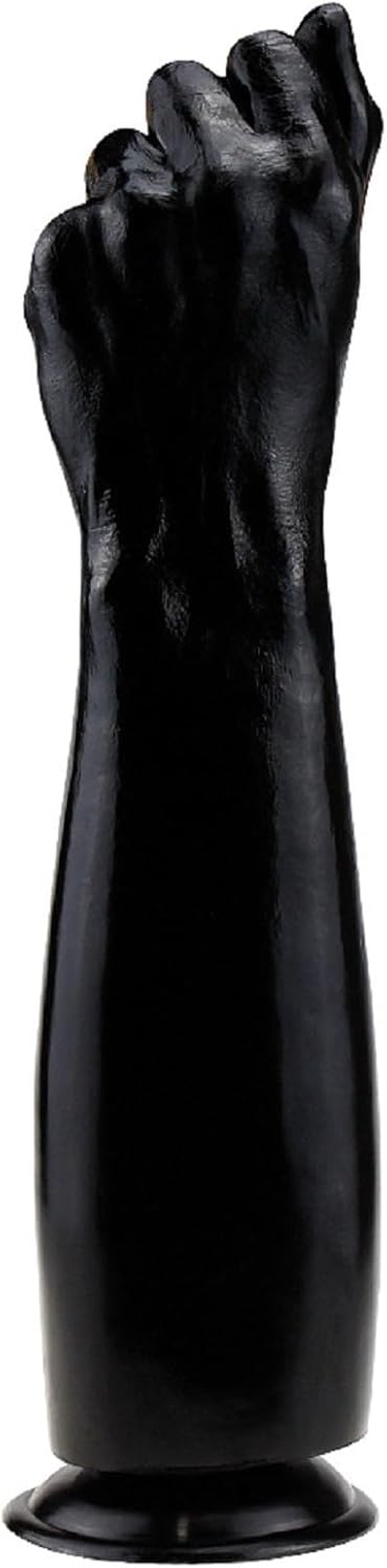 Huge Clenched Fisting Dildo, Extra Large Fist Dildo Anal Plug, Realistic Hand Dildo with Suction Cup G-Spot Vaginal Masturbation HUGE Monster Fisting Sex Toy (Black) image number 5