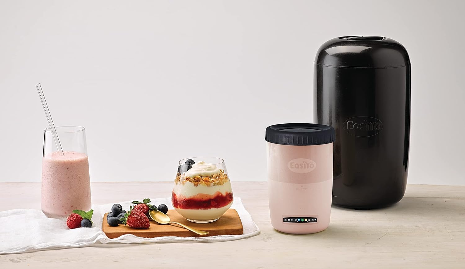 Easiyo Black Yogurt Maker with 1Kg Jar & Temperature Strip | Yoghurt Maker image number 2