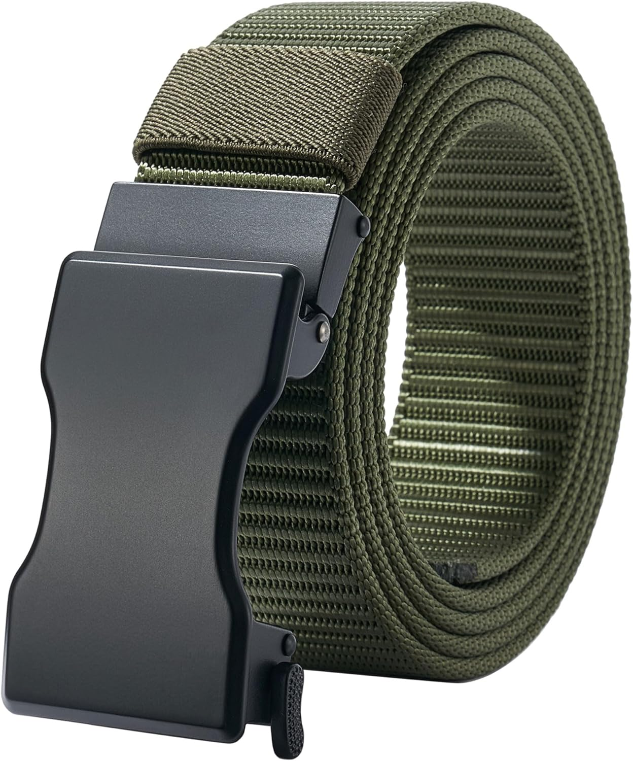 Lionvii Ratchet Belts for Men, Slide Belt with Automatic Buckle for Men Dress, Adjustable Trim to Fit 28-49" Waist [130Cm L X 3.5Cm W]