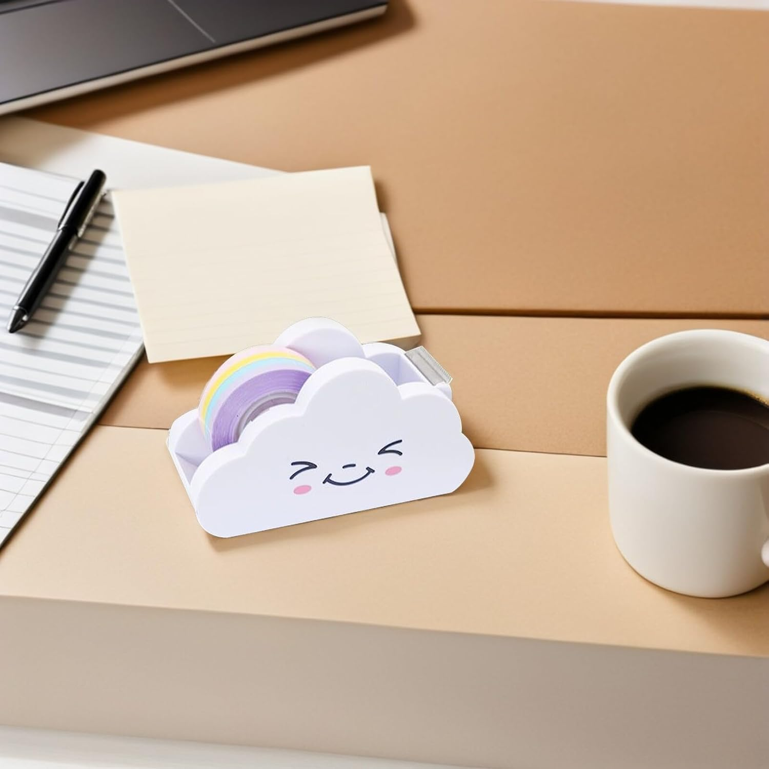 Alipis Exquisite Washi Tape Dispenser Machine Adhesive Paper Tape Cutters Smooth Edges For image number 6