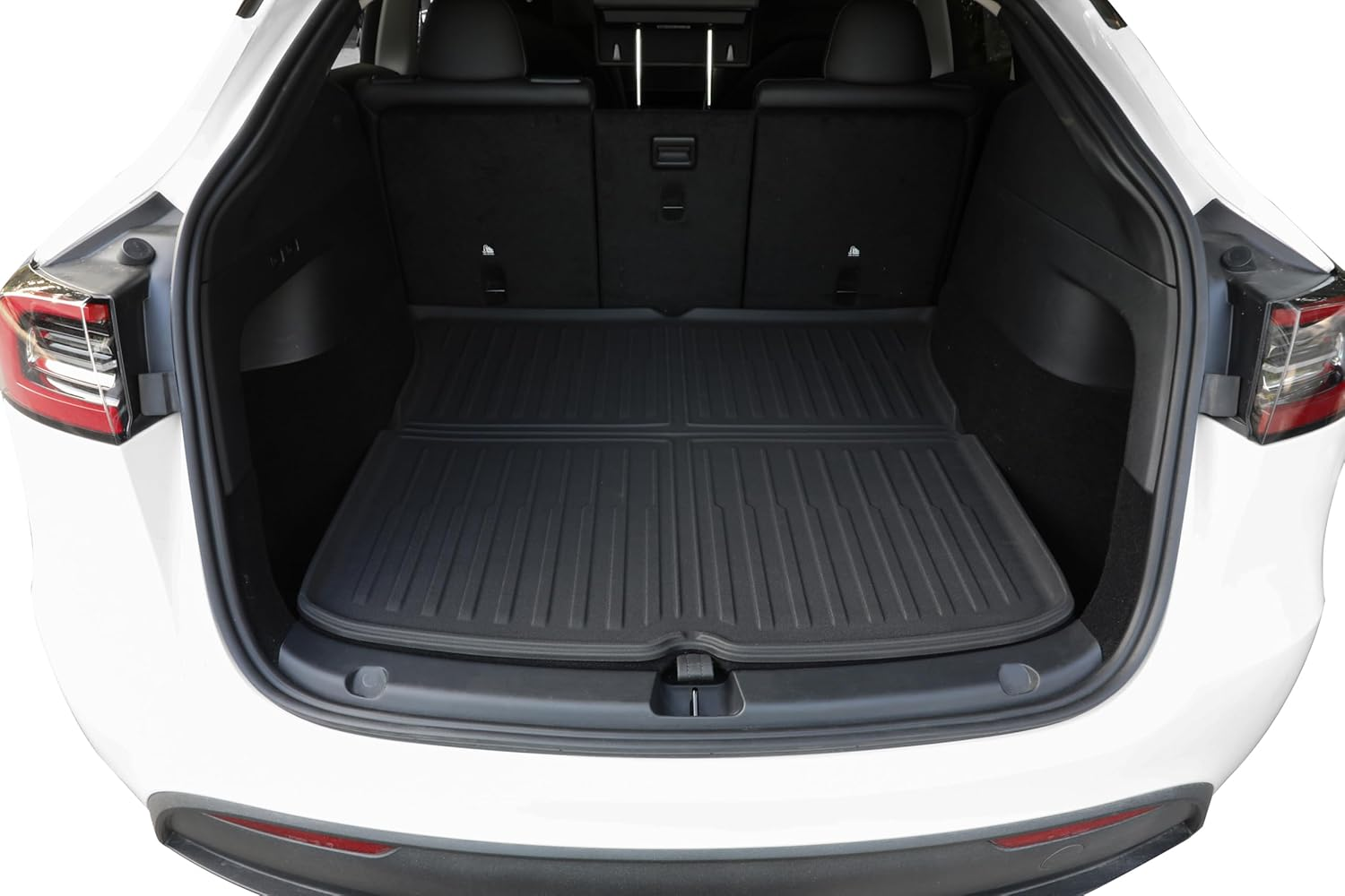 SUPER LINER Floor Mats for Tesla Model Y Floor Mats Custom Fit 2021-2024 All-Weather Cargo Liner Rear Cargo Tray Trunk Floor Mat Interior Accessories image number 4