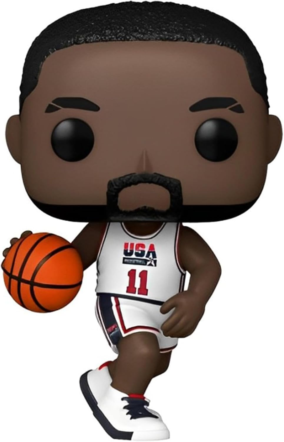Pop Funko ! NBA: Legends - Karl Malone 92 Team USA White US Exclusive Vinyl Figure, 3.75-Inch Height image number 1