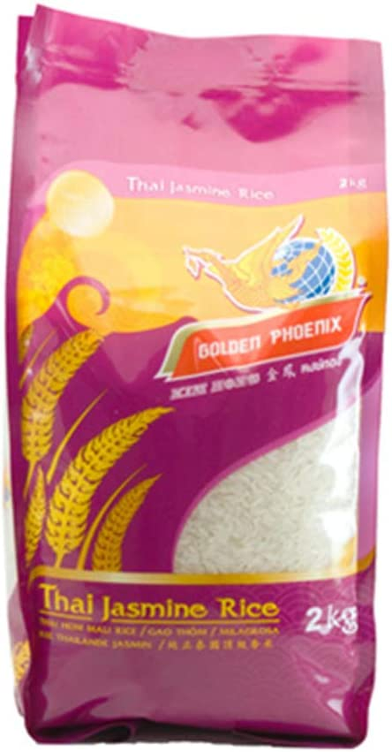 Golden Phoenix Jasmine Rice, 2 Kg